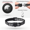 AirTag Pet Collar for Girl Boy Cats , Reflective Kitten Collar with Apple Air Tag Holder and Bell Quick Breakaway Release 4