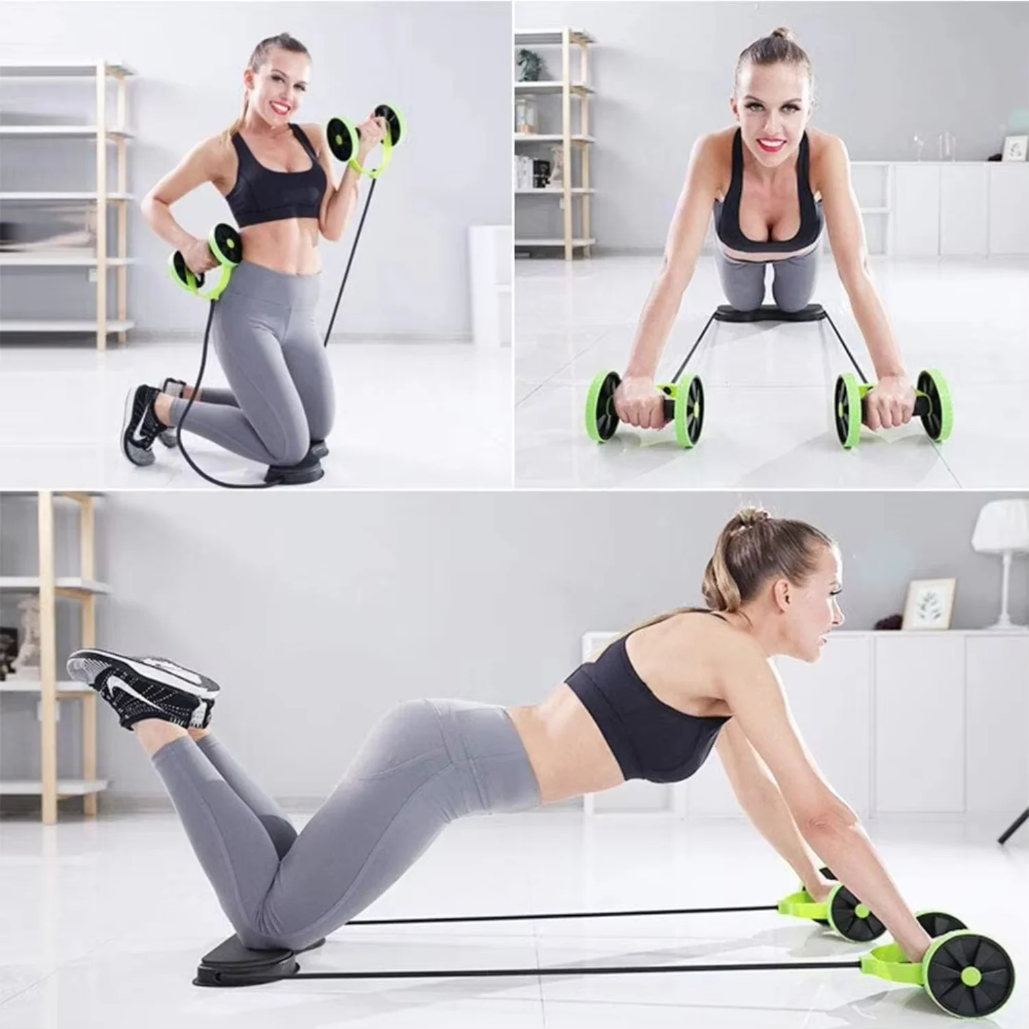 Ab Roller Wheel Abdominal Exercise, Fitness Trainer, Gym Workout