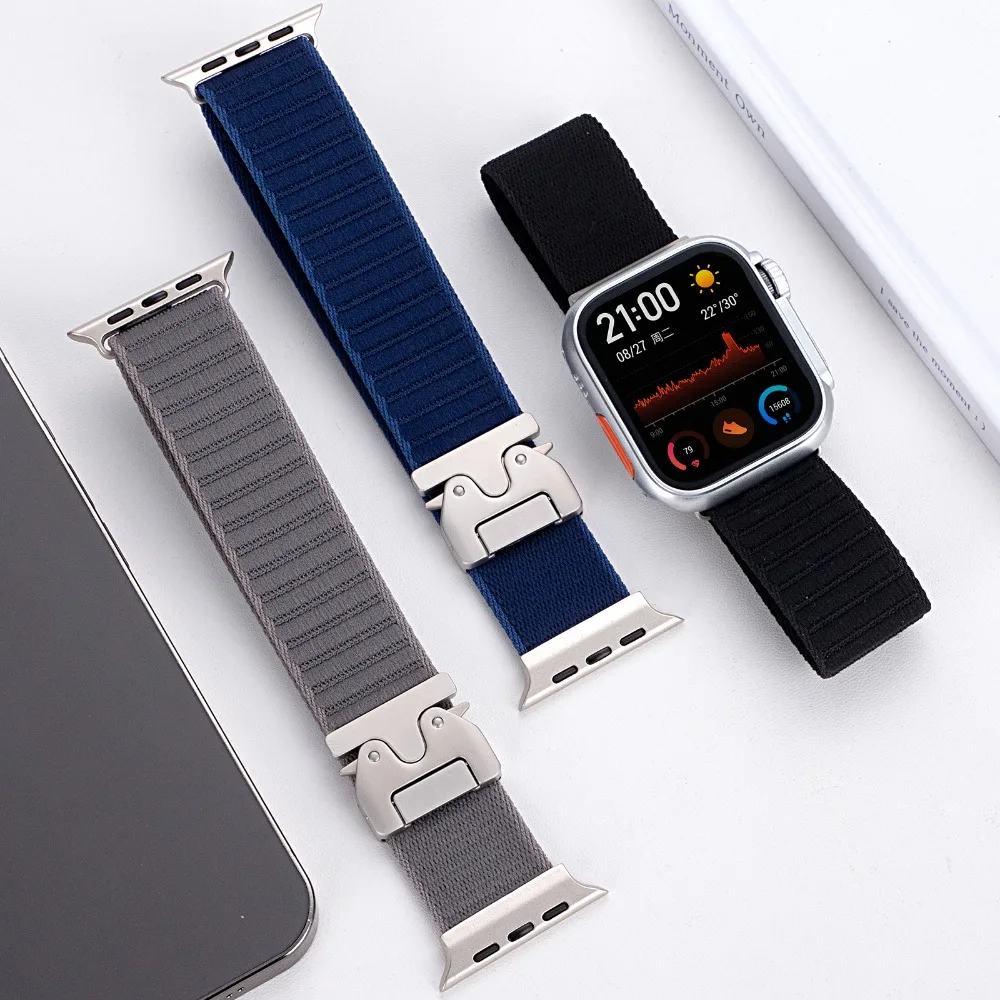 Nylon Sport Loop Band with Alpine Design