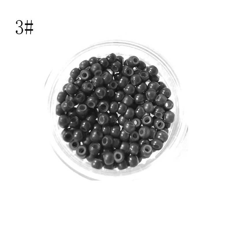 실리콘 헤어 비즈 나노 링 마이크로 비즈, 패션 살롱 헤어 스타일리스트 드레드락 헤어 익스텐션 도구, 8 가지 색상, 1000 개