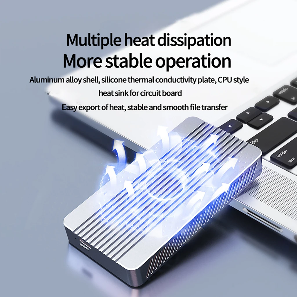 NVME M2 SSD ̽ USB 4.0, Ʈ ȣȯ ̽ M.2 SSD Ŭ, 40Gbps