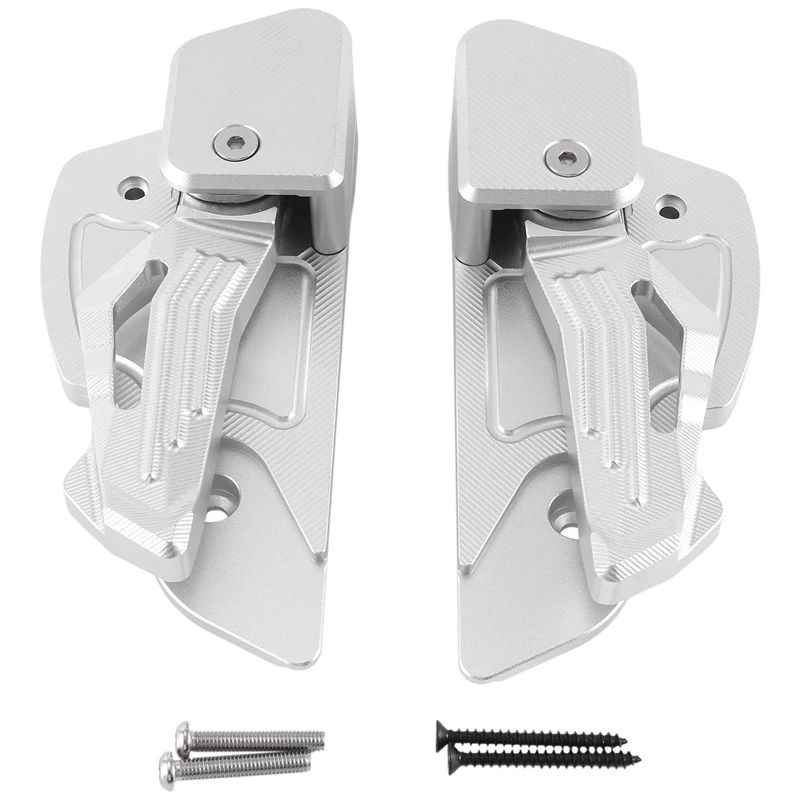 

Motorcycle Foldable Rear Passenger Footpegs Extention Foot Pedal Footrests For Vespa Primavera Sprint 125 150