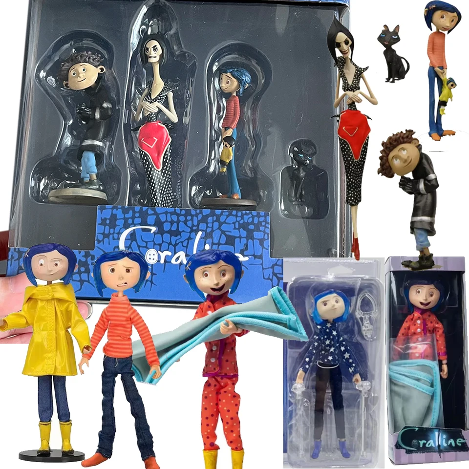 コラライン フィギュアセット NECA LAIKA Necaコラライン & シークレットドアキャロラインアクション