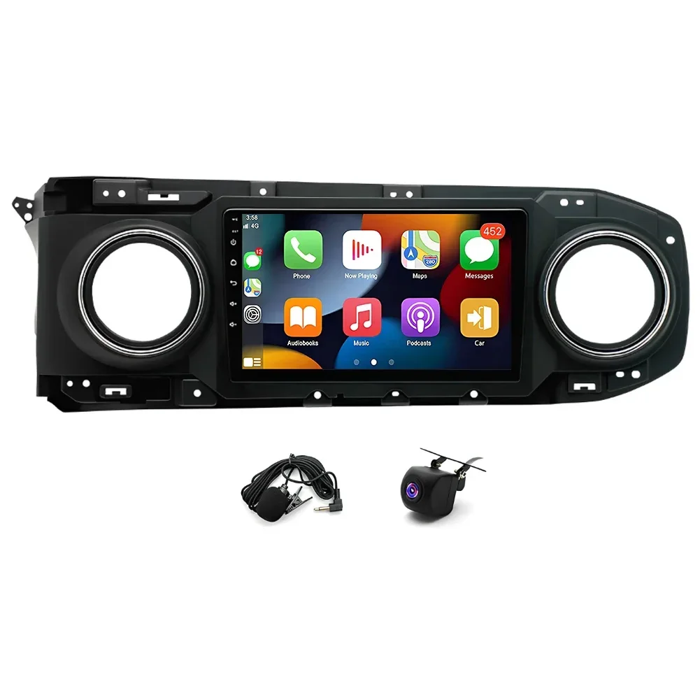 Black Metal 10 Inch Android Car Radio GPS Stereo for Toyota Tacoma