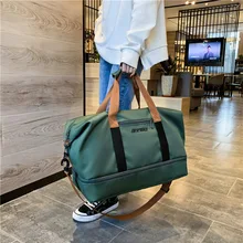

Men's Sports bag Waterproof Weekend Sac Voyage Female Messenger Bag Dry And Wet Fashion Travel Bags For Women Large Capacity