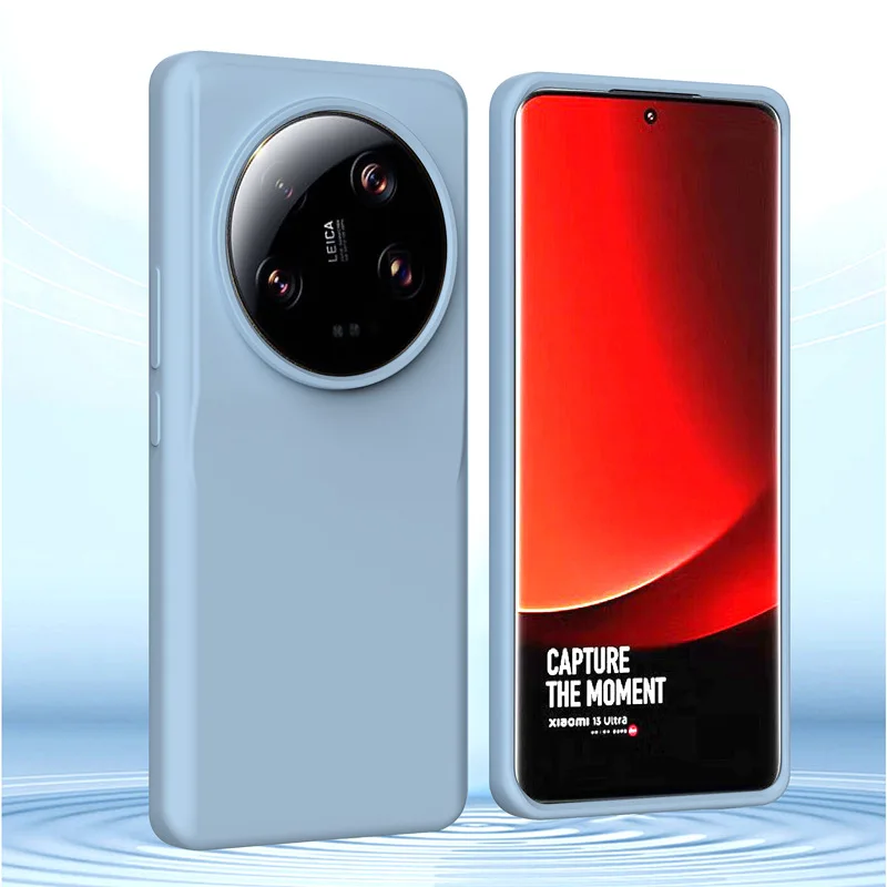 

For Xiaomi 13 Ultra Case Soft Premium Liquid Silicone Cover with Flocking inside Protective Shell For Xiaomi Mi 13 Ultra ケース