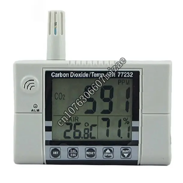 AZ77232 CO2 Humidity Meter Indoor Air Quality  Wall Mount CO2 Humidity Detector AZ 77232