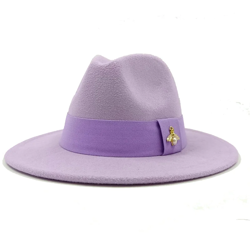 28-Farben-Fedora-Hüte mit Bienen-elastischem Gurtband, Herren-Fedora-Hut, Herren-Panama-Hut, Unisex-Hut, Militärfarbe, Fedora-Hut – Detail 30