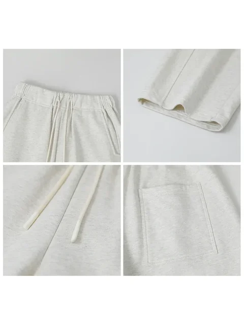 CHIC VEN Women Casual Pants Loose Casual New High Waist Wide Leg Woman Trousers Sports Streetwear Autumn Winter 2023 4