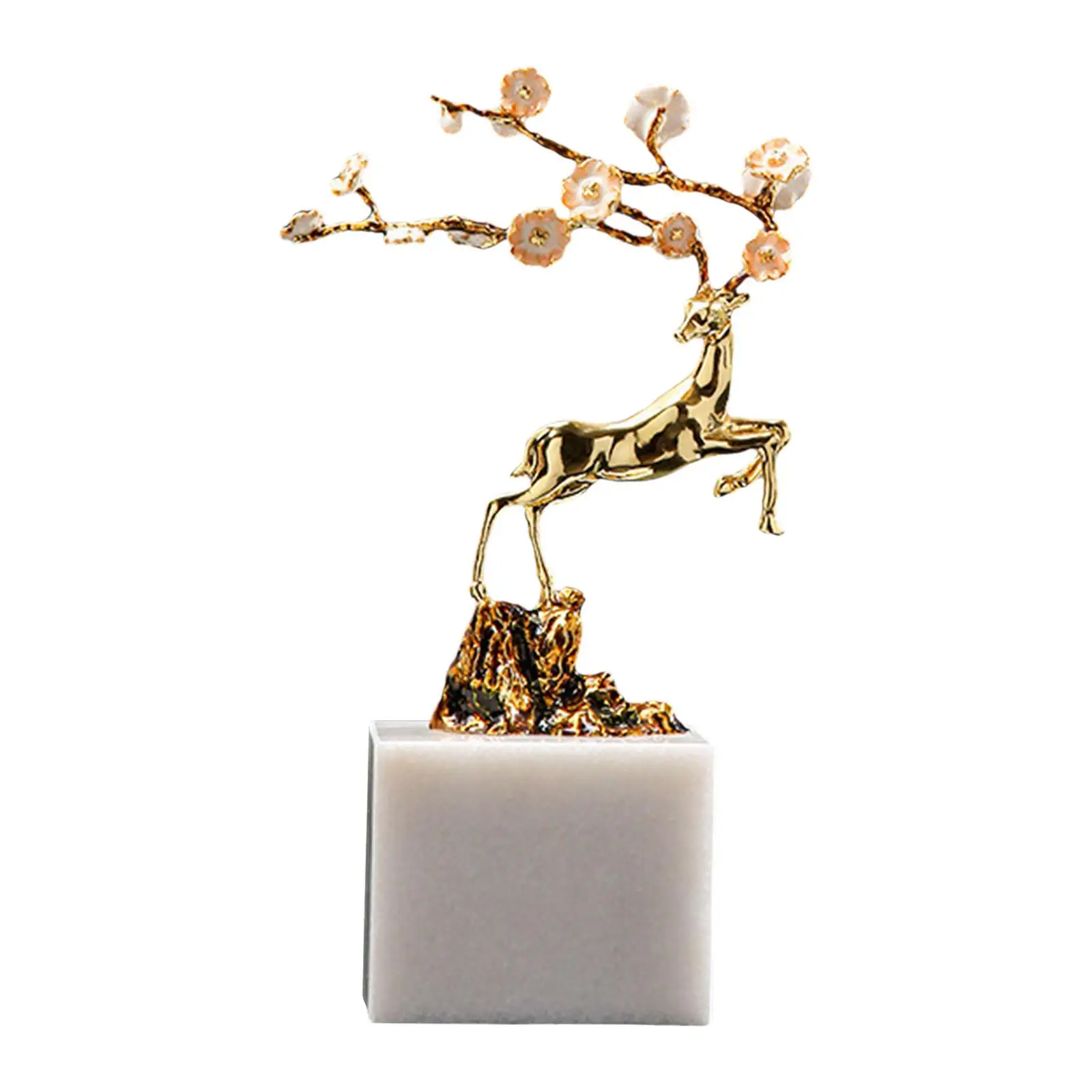 Deer Sculpture Decorative Housewarming Gift Modern Statue Tabletop Decoration for Office Entryway Table Bookshelf Home Decor Deer Sculpture Decorative Housewarming Gift Modern Statue Tabletop Decoration for Office Entryway Table Bookshelf Home Decor