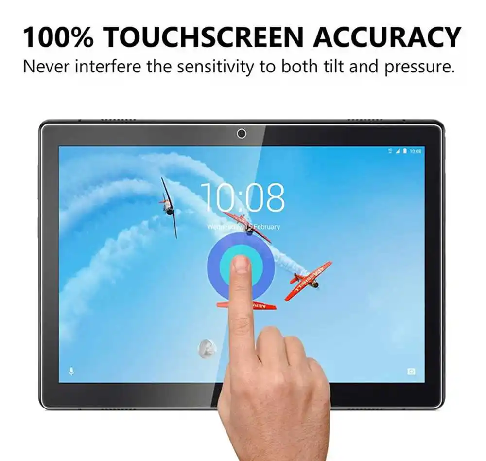 11D Protective Tempered Glass For Lenovo Tab P10 X705F Screen Protector Film portable tablet stand