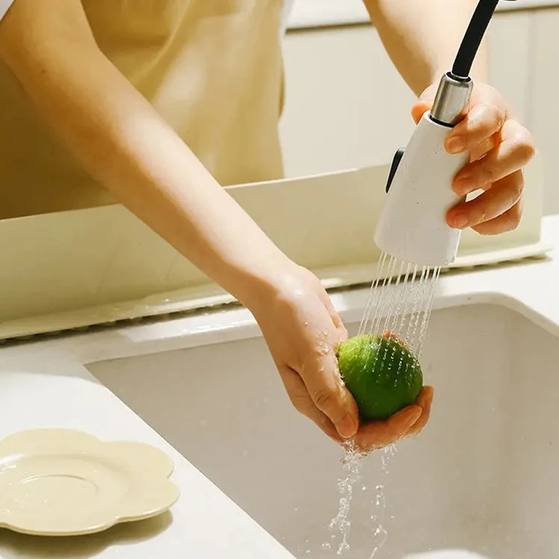 1 PCS Silicone Sink Splash Guard With Suction Cup Sink Baffle Splash Guard Splash Protector For Kitchen Island And Bathroom