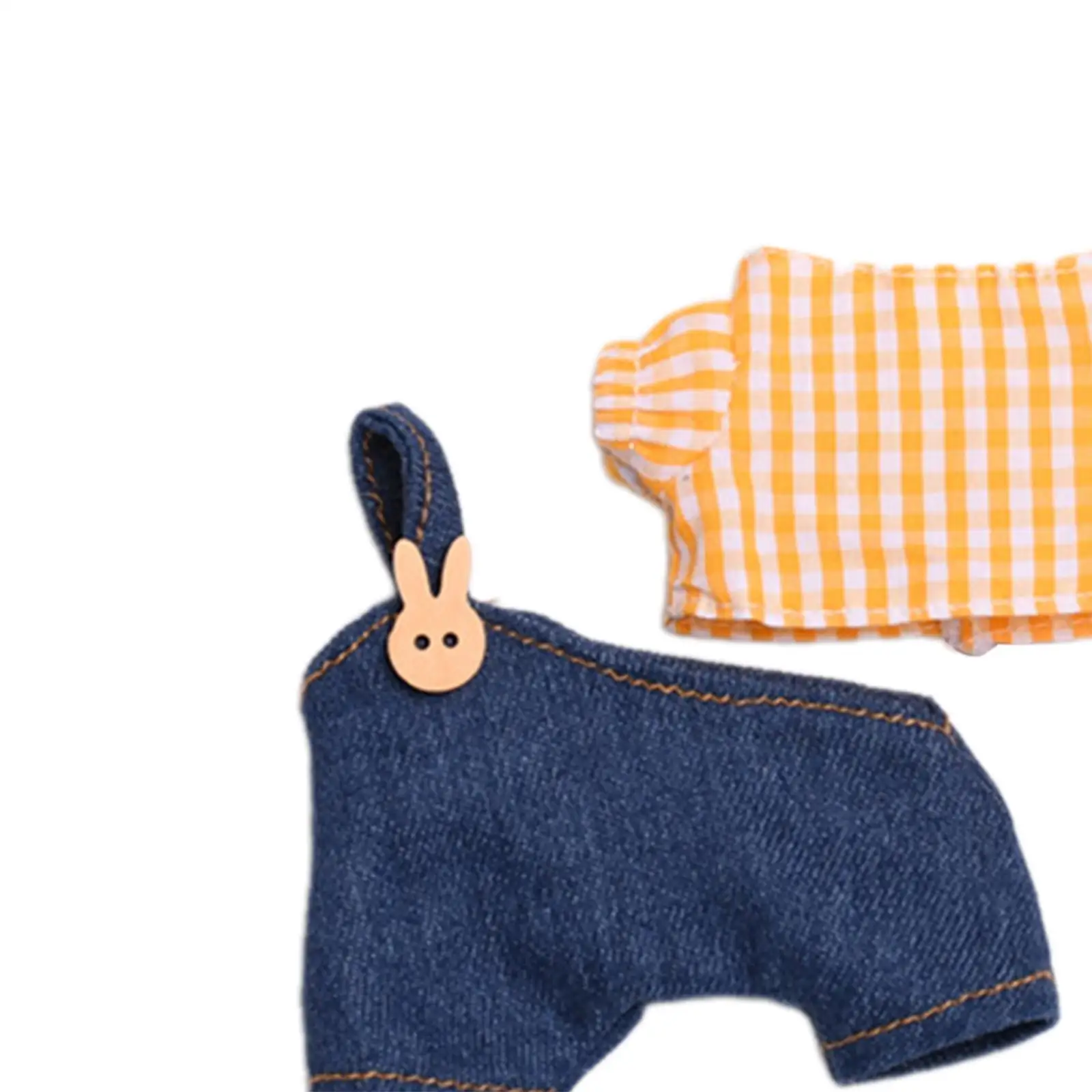 Plush Doll Top and Pants DIY Educational Hands on Costumes for 6.69 Doll