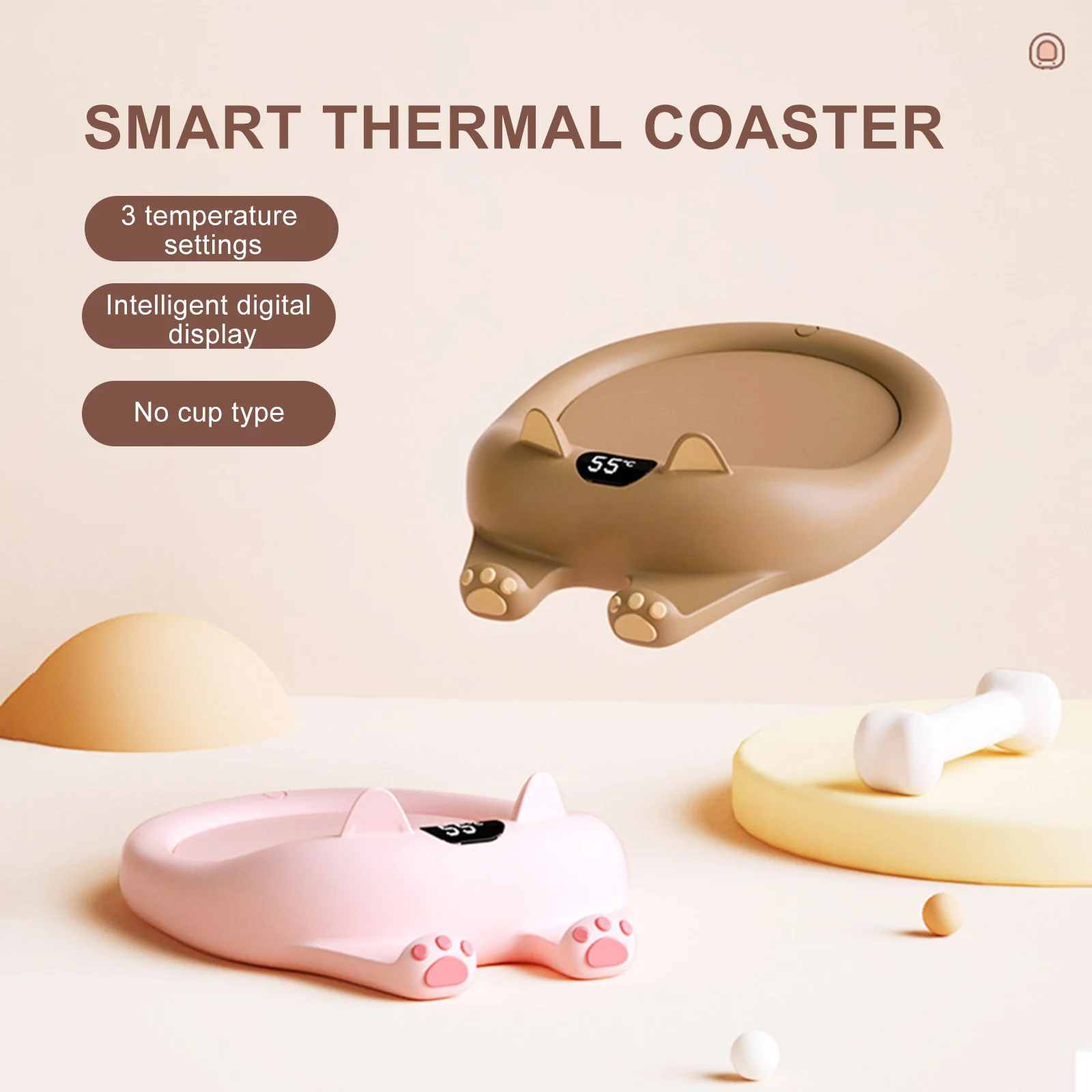 Coffee Mug Heating Pad Cup Warmer Constant Temperature Coaster USB Electric Mug Mat Set Milk Tea Water Heater Home Office Gift 6