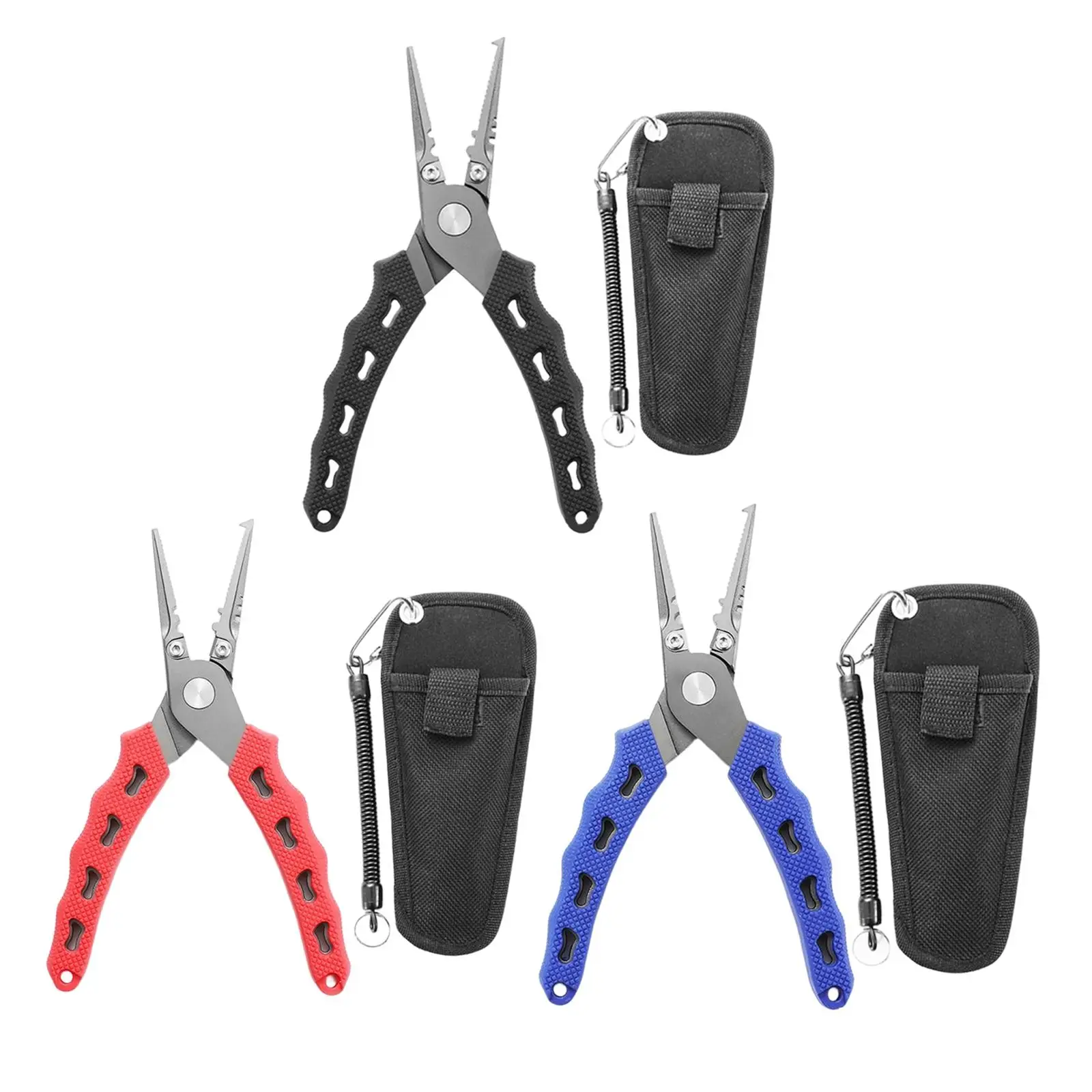 Fishing Pliers Hook Remover Split Ring Tool Tackle Multifunctional