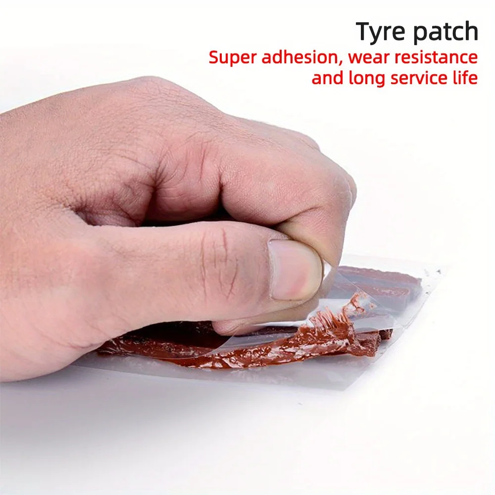 Tire Repair Kit Car Tire Repair Tool Studding Tool Set Auto Bike Tubeless Tyre Puncture Plug Garage Tools Rubber Strip