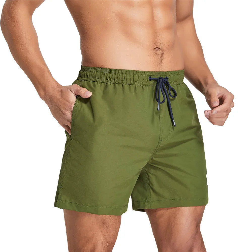 

New Summer Quick Dry Beach Board Shorts Mens Swimwear Swimming Trunks Casual Sports Shorts Men's Swimsuit Beach Surfing Shorts