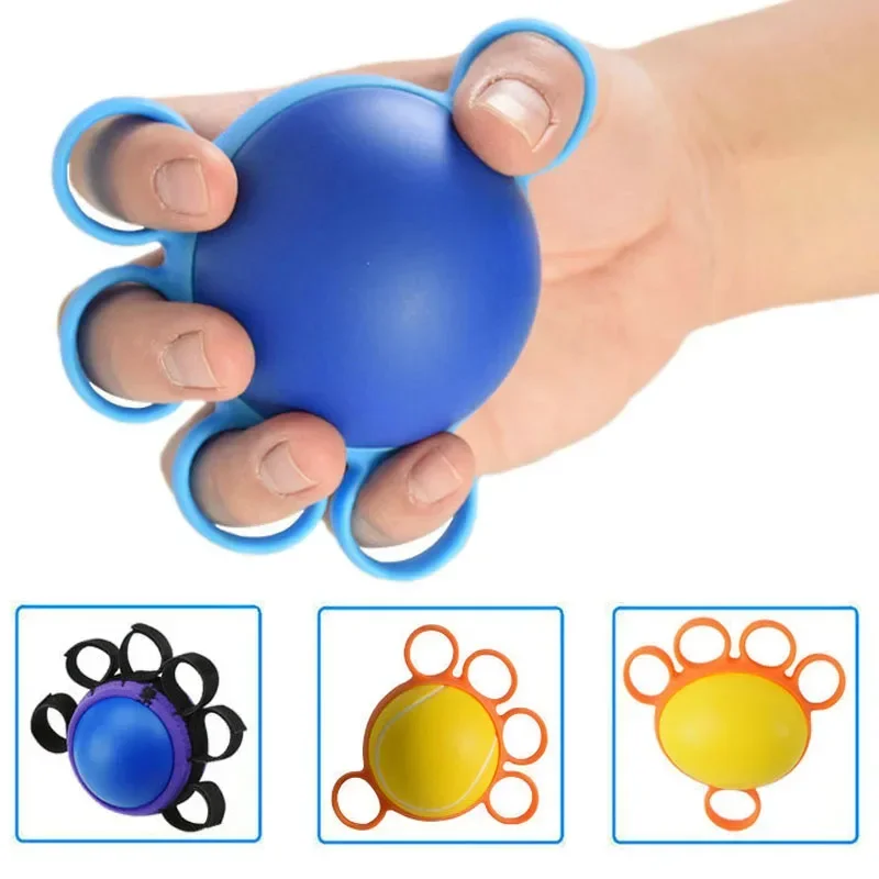 Grip Strength Finger Fitness Hand Trainer Arm Strength Exercise Muscle Recovery Hand Therapy Strengthener Ball