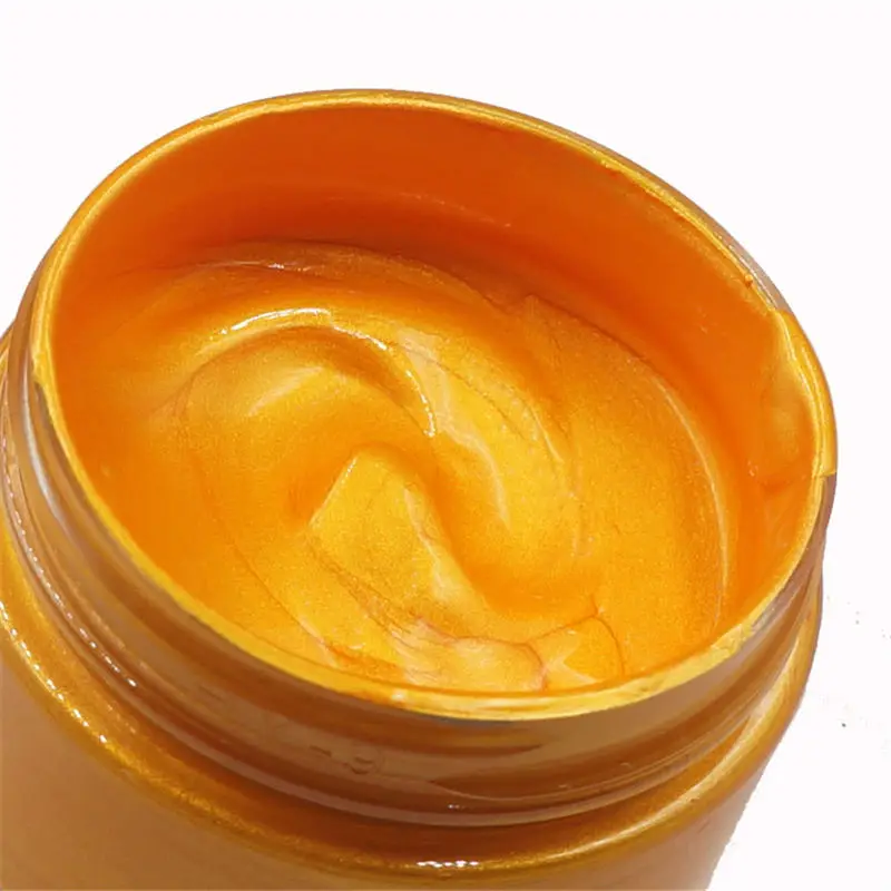 100ml Waterproof Metallic Color Pigment Gold Acrylic Paint Gypsum Toys Statuary Coloring DIY