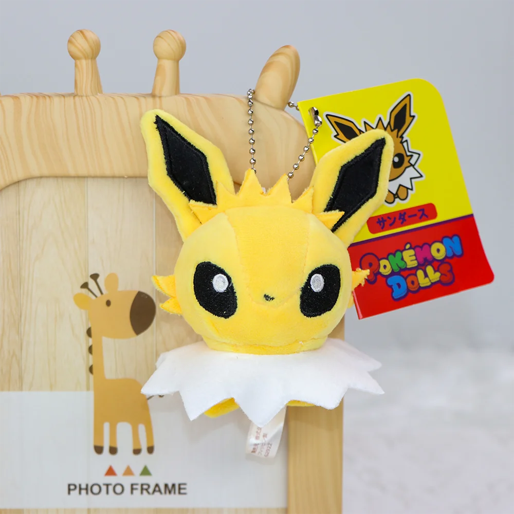 Pokemon Plüsch Anhänger Puppen Eevee Vaporeon Umbreon Jolteon Sylveon Flareon Kleiner Schlüsselanhänger Rucksack Dekorationen Stofftiere Geschenk – Detail 6