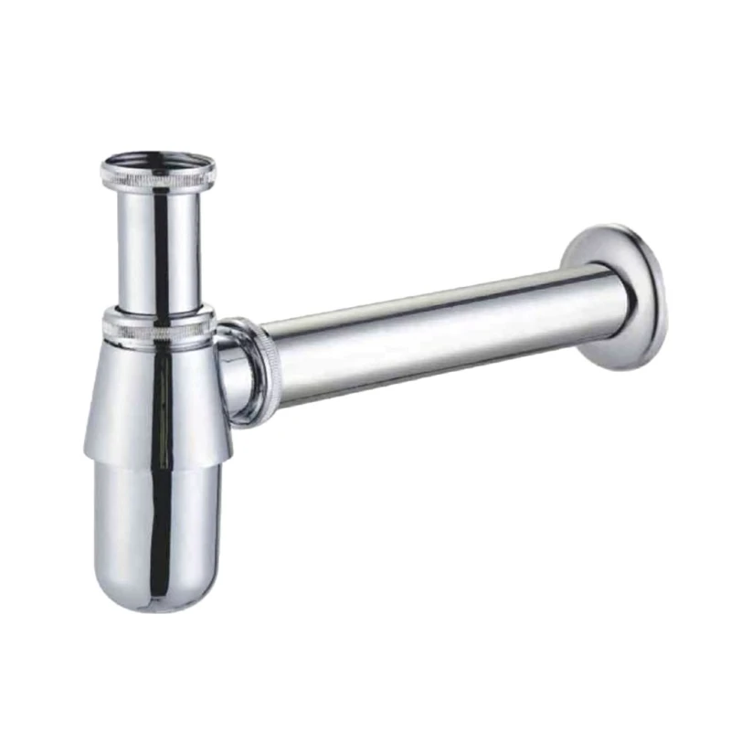 Upgraded Wall mounted Bottle Trap for Bathroom Sink Round Outlet Deodorant Trap Efficient Water Discharge Modern Look