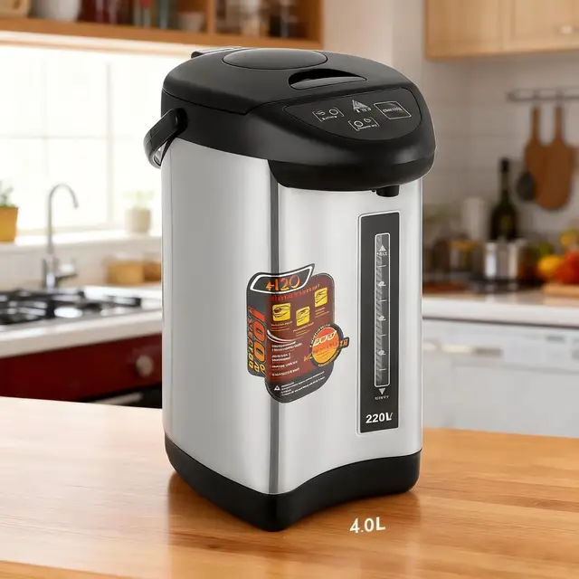 4L 220V 750W chauffe-eau noir norme ue 750W bouilloire électrique en acier inoxydable bouilloire électrique pour bureaux hôtels maison 1