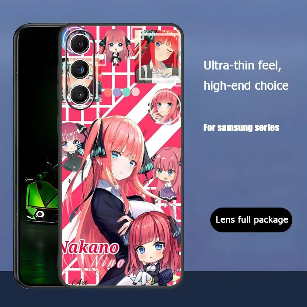 The Quintessential Quintuplets Soft Black Phone Case