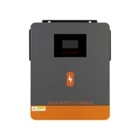 PowMr 4.2KW Inverseur domestique DC 24V vers 230VAC, onduleur hybride hors réseau 120A MPPT, charge solaire, PV max 500V, compatible avec batterie lithium BMS 4