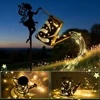 Solar Lights Outdoor Solar Watering Can Light Solar Garden Lights Waterproof Metal Hanging Lantern Fairy Garden Decor Outside 3