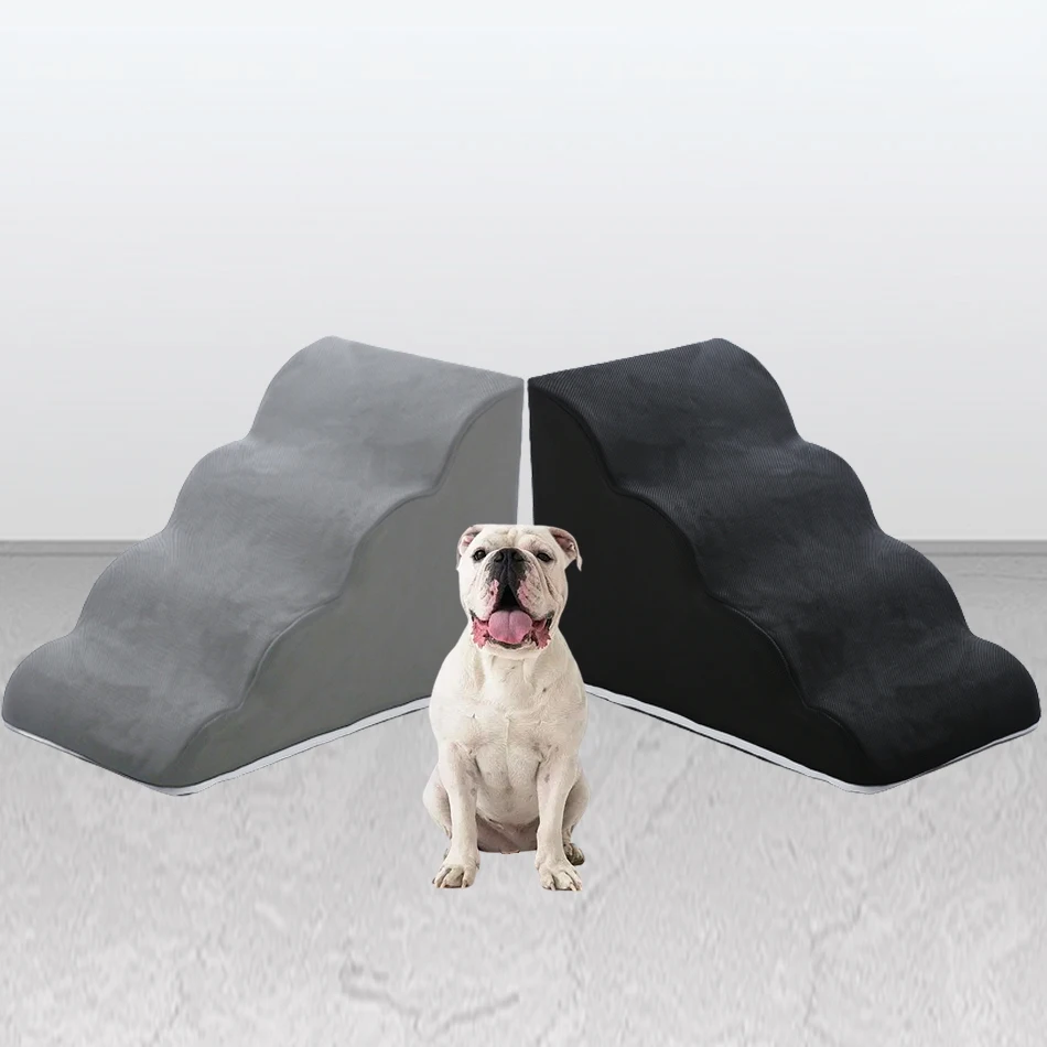 Rampa Per Cane Scala Per Animali Domestici 2 3 4 Gradini Scale Gatto Cane Rampa Divano Letto Scala Per Cani Antiscivolo Rimovibile Forniture Per Anima