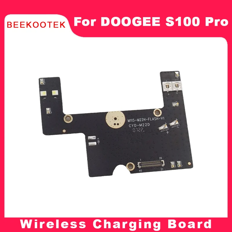 Nuova Scheda Di Ricarica Wireless Originale Doogee S100 Pro Con Accessori Per La Riparazione Del Microfono Per Smartphone Doogee S100 Pro