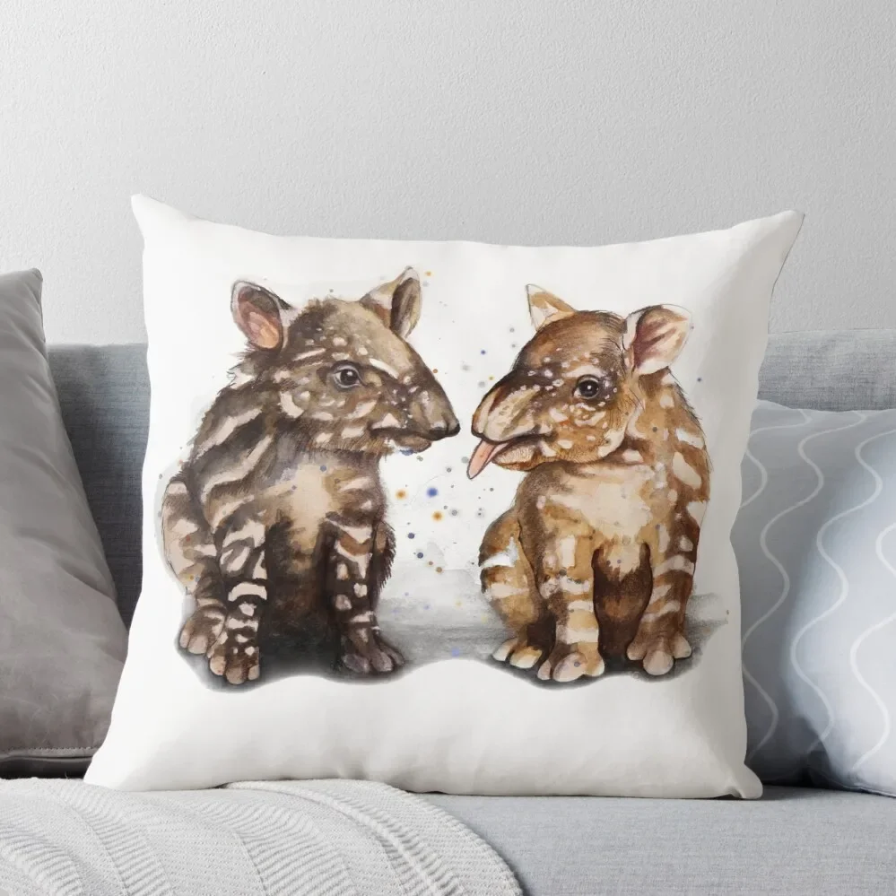 

BABY TAPIRS Throw Pillow Christmas Covers For Cushions Room decorating items