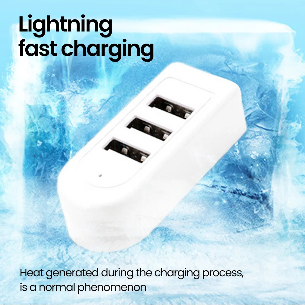 Multi-Port USB Cable Extension Charger Wire 3 in 1 Hub Adapter USB Charger Charging Converter 0.3M/1.2M