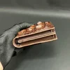 New Fashion Business Men's Alligator Wallets Crocodile Genuine Leather Short Organizer Wallet Boy Brand Luxury Card Holder Purse 5