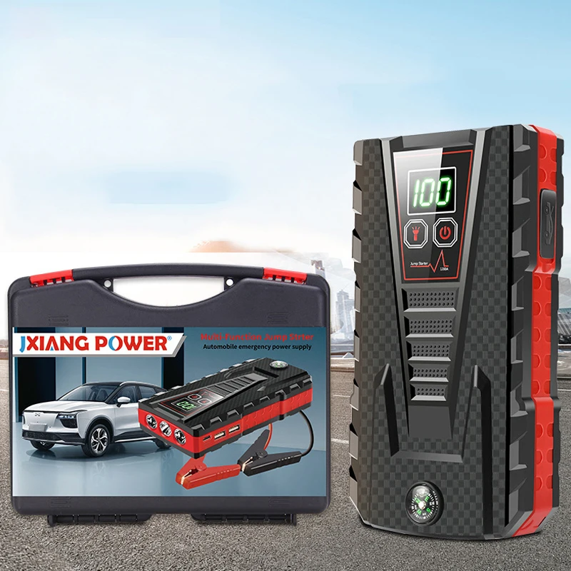 Kaufe 26000 mAh Auto-Starthilfe, 1600 A, 12 V Ausgang, tragbares  Notstart-Ladegerät für Auto-Booster-Batterie-Startgerät
