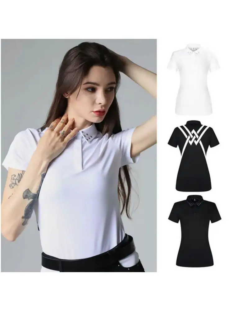 

Новинка 2024, одежда для гольфа, женская футболка с коротким рукавом, быстросохнущая, горячая Распродажа, специальные взрывы