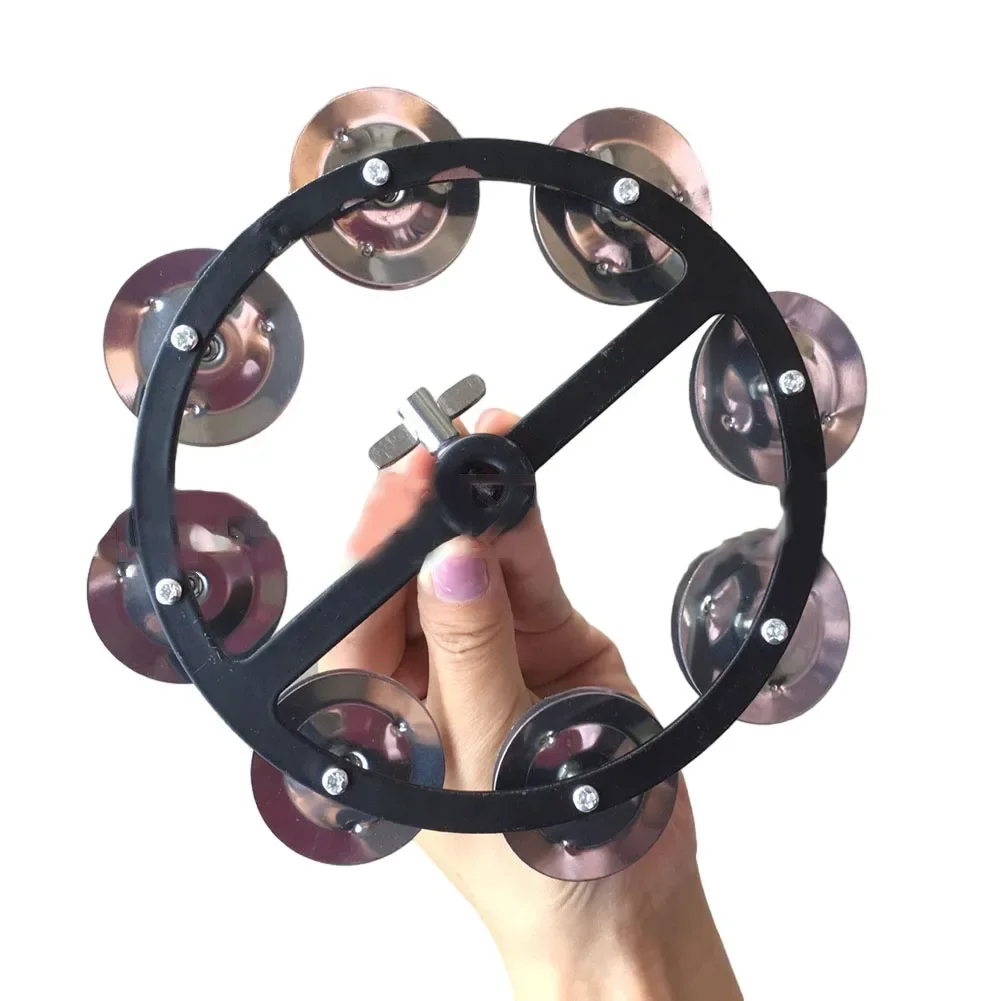 Jam Bell Shell Mountable Tambourine Hi-Hat Tambourine Bell Set - 40 Bells, Double Row ...