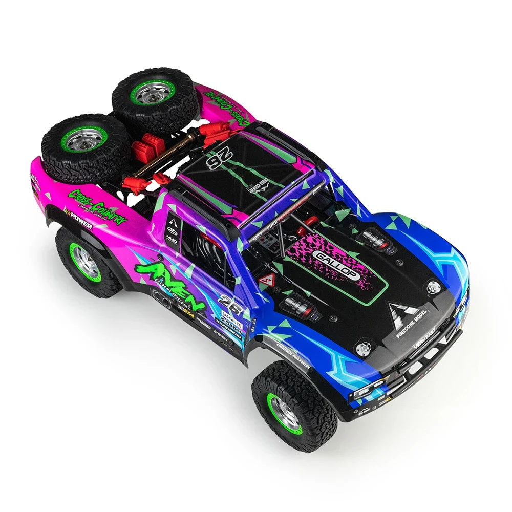 SG1002SE V2 1/10 RC Car Desert Off-road Short Card Brushless Remote Control Model Car High Speed 4WD Toys 5