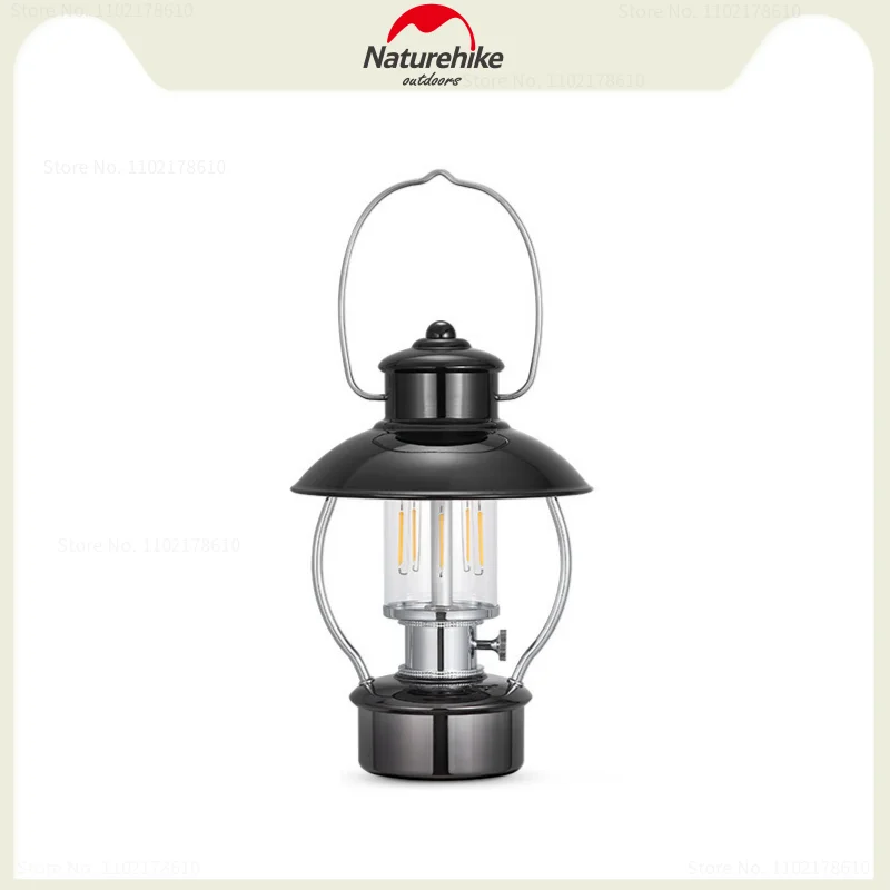 Naturehike USB Rechargeable Outdoor Camping Lantern Hand LED Light Tent  Hanging Lamp Portable Ambient Lamp Atmosphere Light