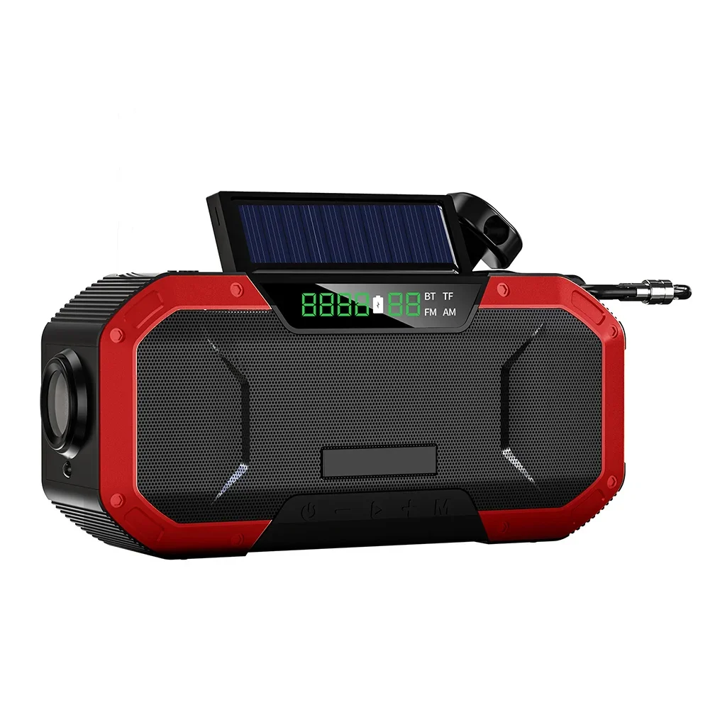 Powerful Emergency Radio With Hand Crank For Off Grid Power On The Go