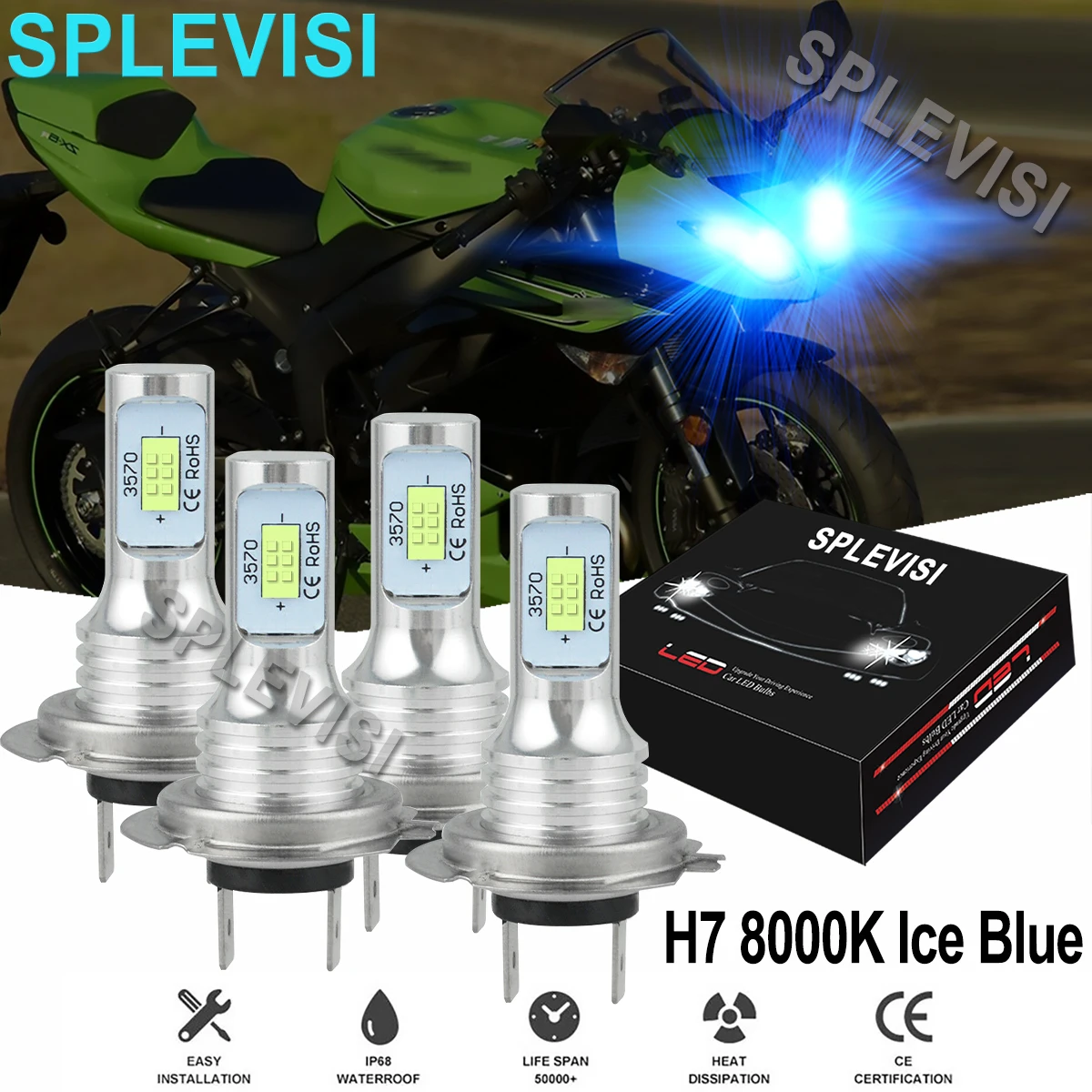 

Фасветильник для мотоцикла Kawasaki Ninja ZX6R ZX636 2015-2018ZX636E 140-8000 ZX636F