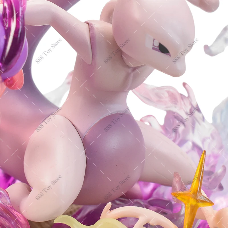 Gk pokemon anime figura luminosa eevee nova geração mewtwo evolução grupo  26cm pvc figura de ação collectible modelo brinquedo presente - AliExpress