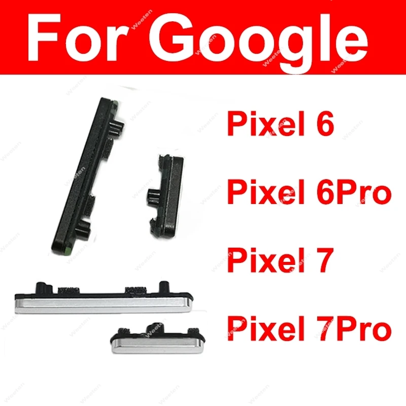 

Power Volume Button For Google Pixel 6 Pro 7 Pro 6pro 7pro On OFF Power Volume Side Keys Volume Power Buttons Repair Parts