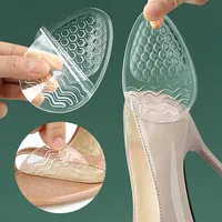 Semelles intérieures pour sandales pour femmes, chaussures à talons hauts, demi-coussin féminin, réduit la douleur par Friction, coussinet en Silicone pour l'avant-pied, coussinet de soins antidérapant pour les pieds 4