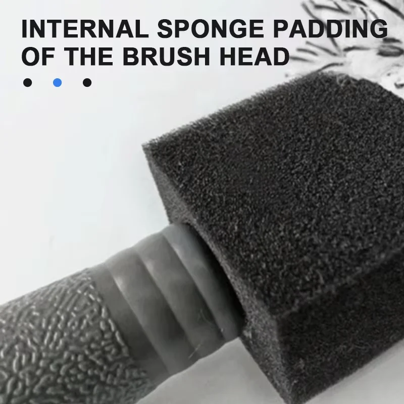 Car Wheel Tire Rim Cleaning Brush Portable Plush Car Wheel thumbnail 5