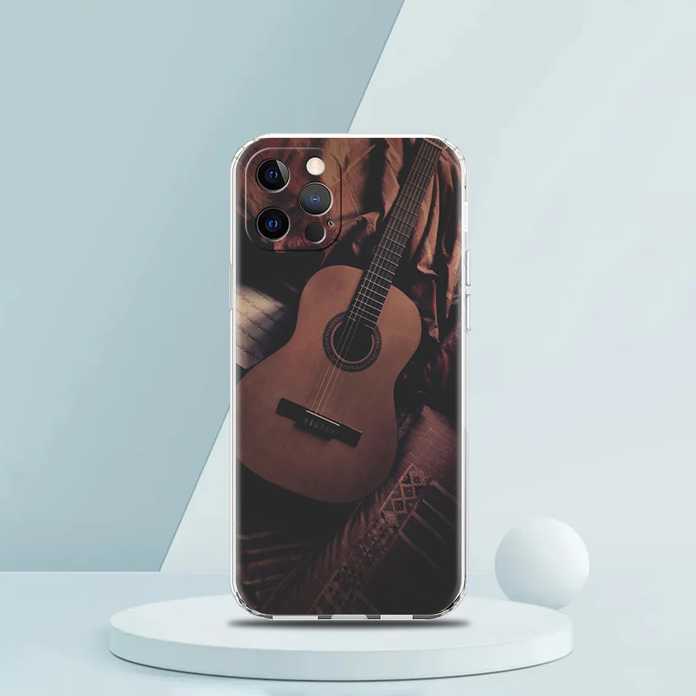 Guitar Strings Instrument Design Luxury Clear Phone Case
