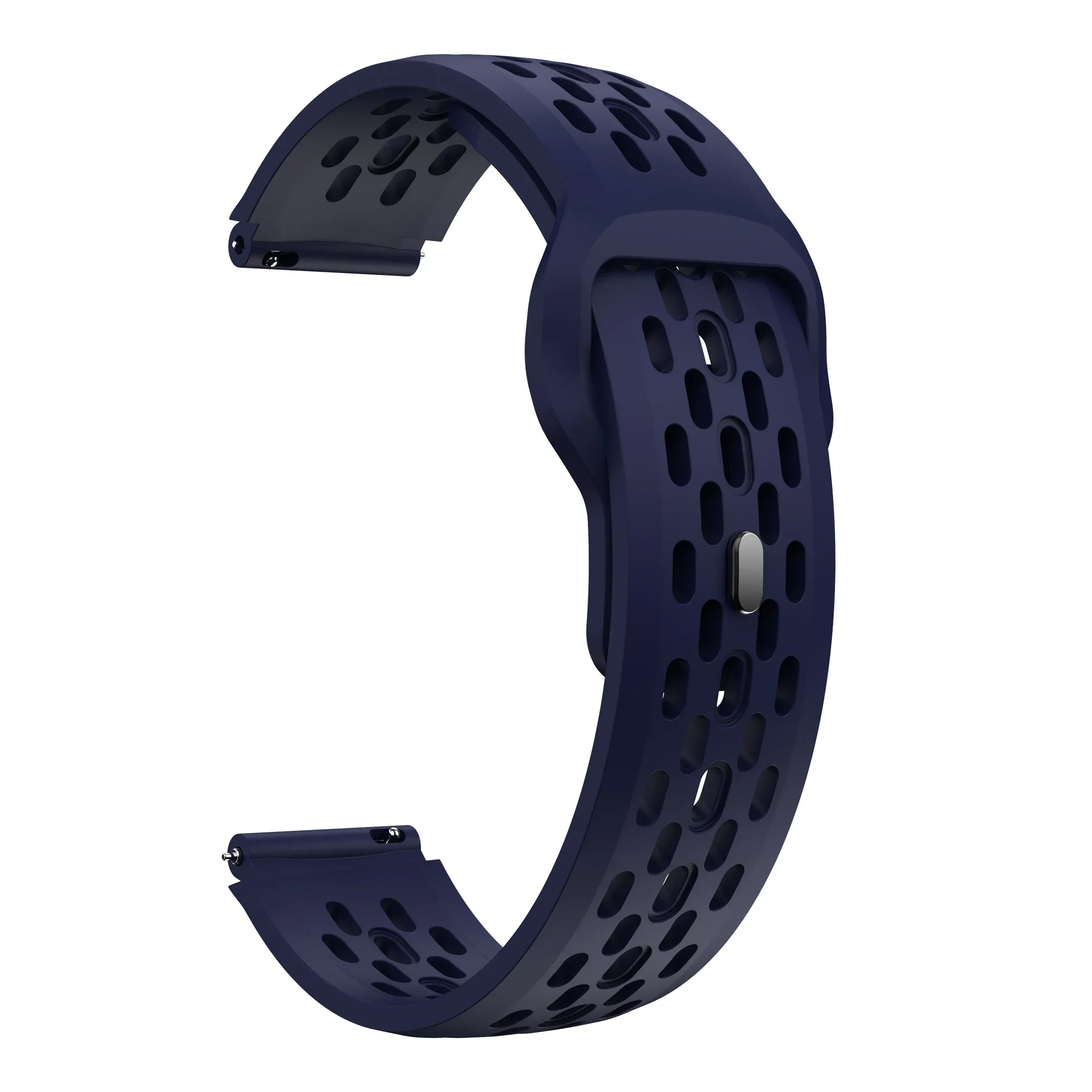 Silicone Replacement Wristband with 22mm Reverse Buckle Strap