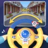Children's simulation steering wheel co pilot toy car mounted early education learning machine puzzle toy 4