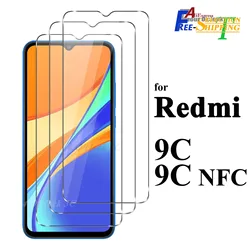 Tempered Glass Screen Protector: Crystal Clear 9H High - Density Anti - Scratch Film for Redmi 9C (2 pcs)