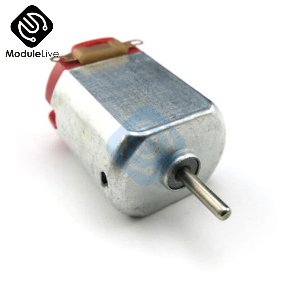 5pcs 130 DC Mini Micro Motor 3V-6V 8000RPM Gearmotor Shaft Model